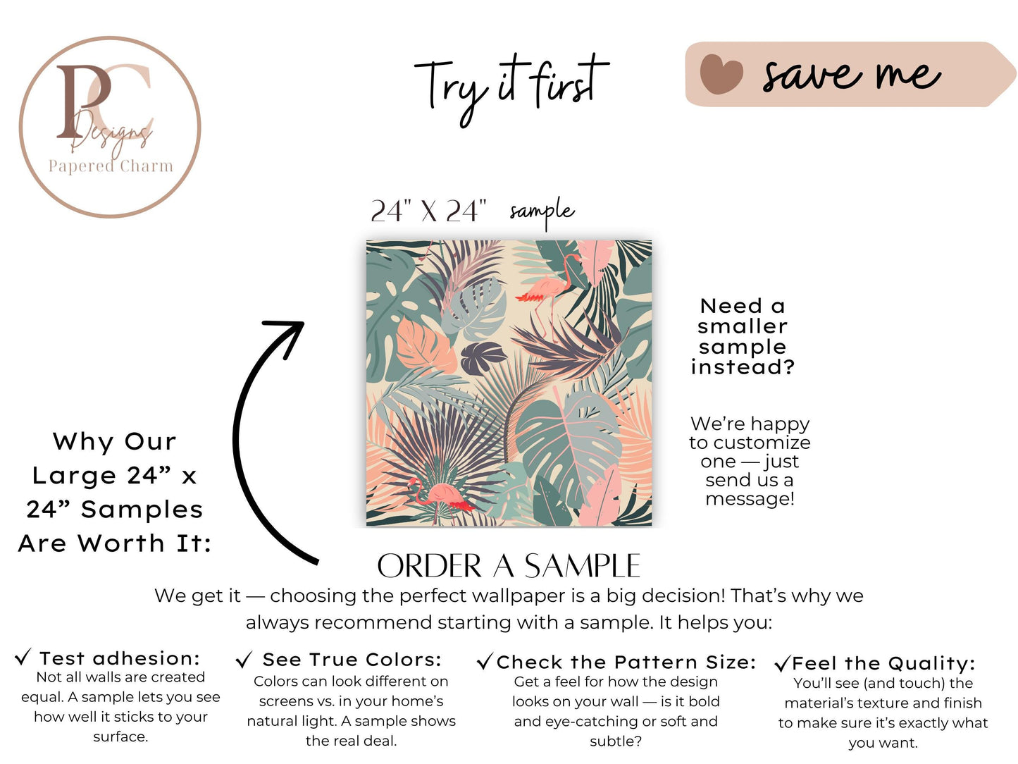 Flamingo Retro Palms