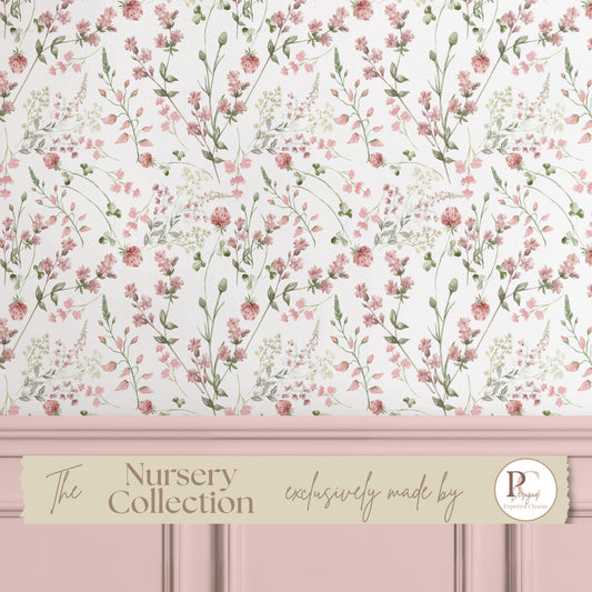 Pink Wildflower Wallpaper