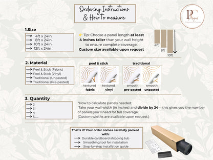 Sage Green Floral Wallpaper