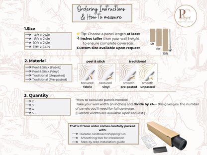 Western Toile Wallpaper