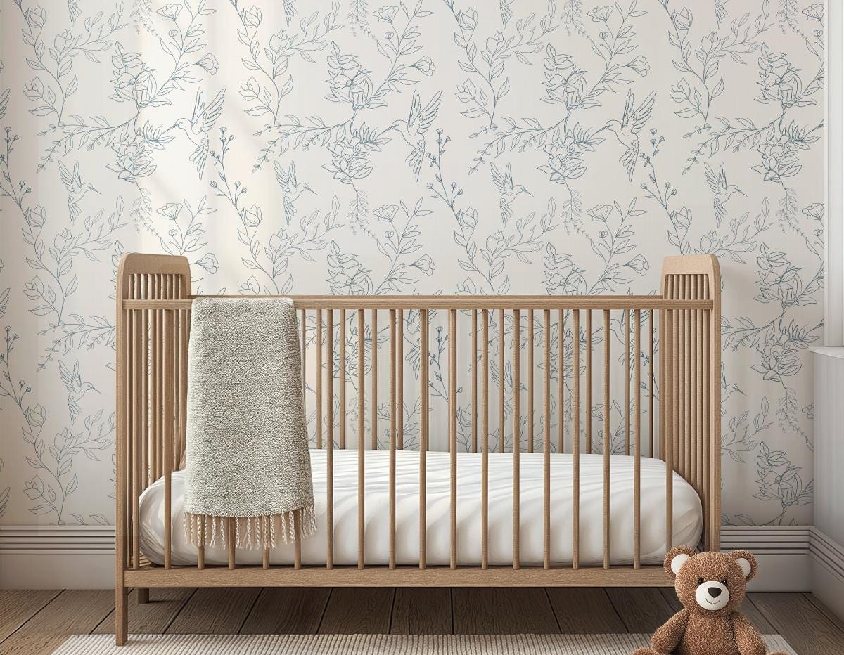 Bird Chinoiserie Wallpaper