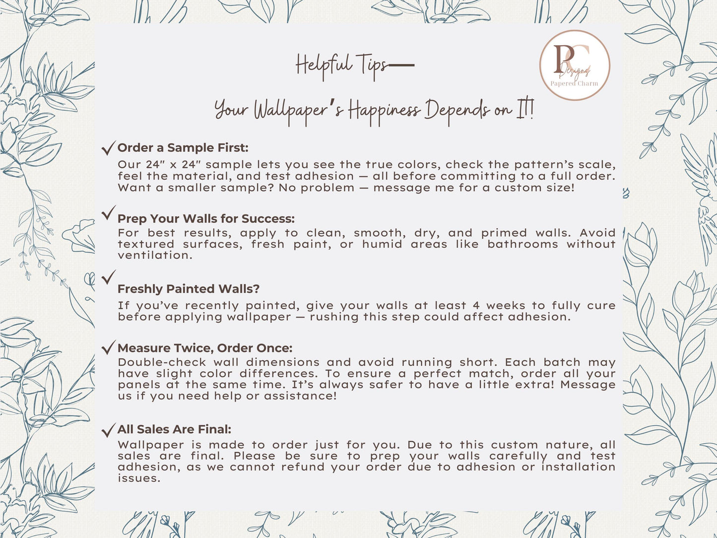 Bird Chinoiserie Wallpaper