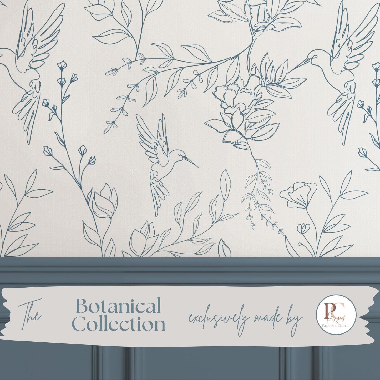 Bird Chinoiserie Wallpaper