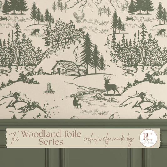 Woodland Cabincore Wallpaper