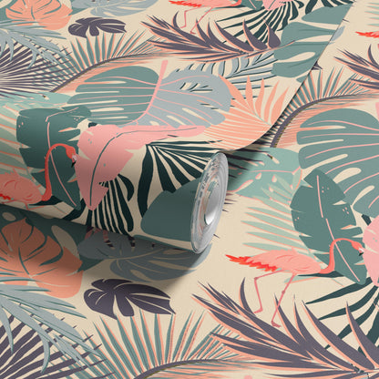 Flamingo Retro Palms
