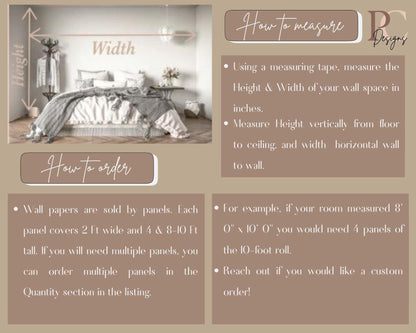 Dark Botanical Line Art Wallpaper