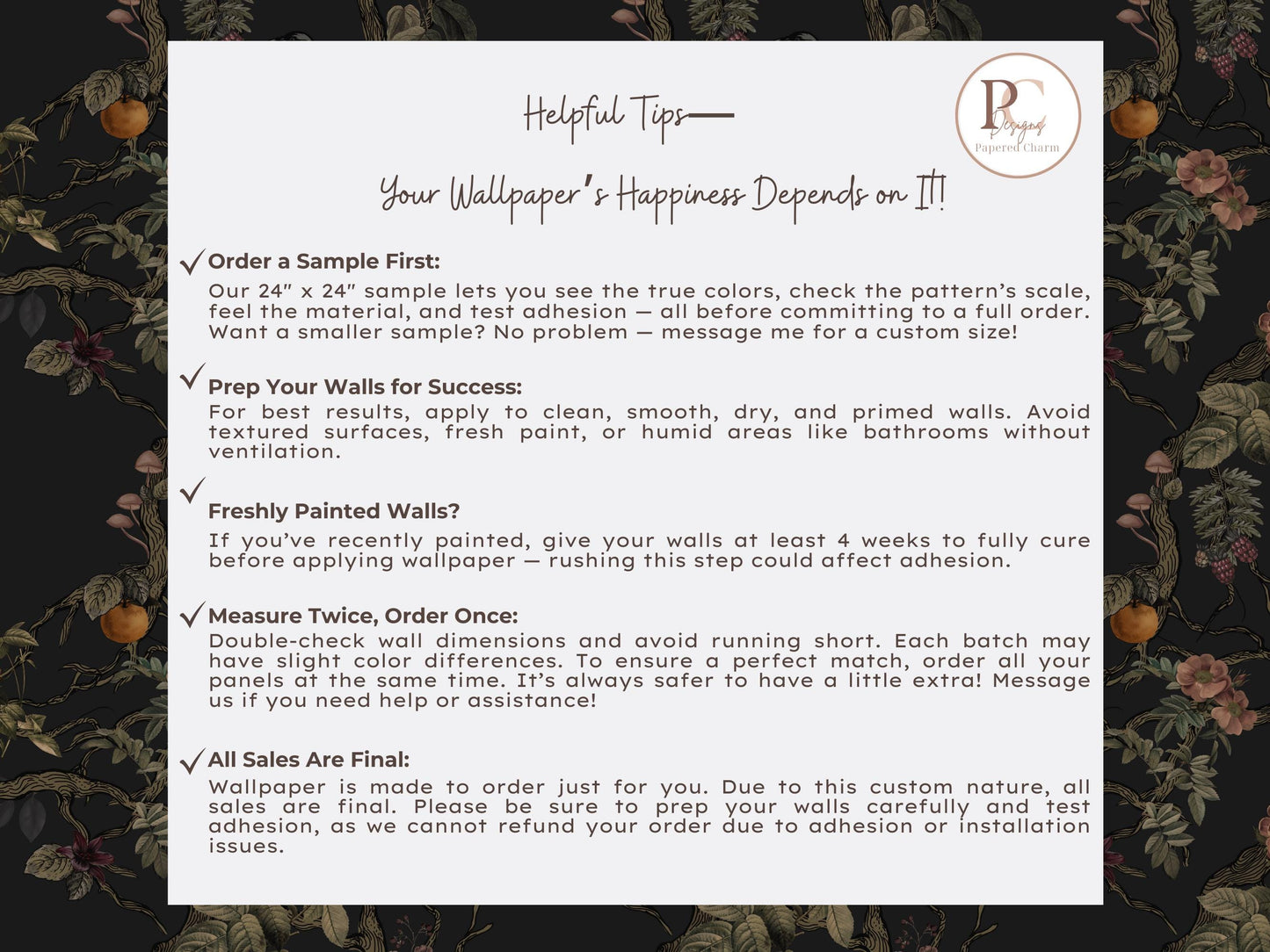 Gothic Chinoiserie Wallpaper