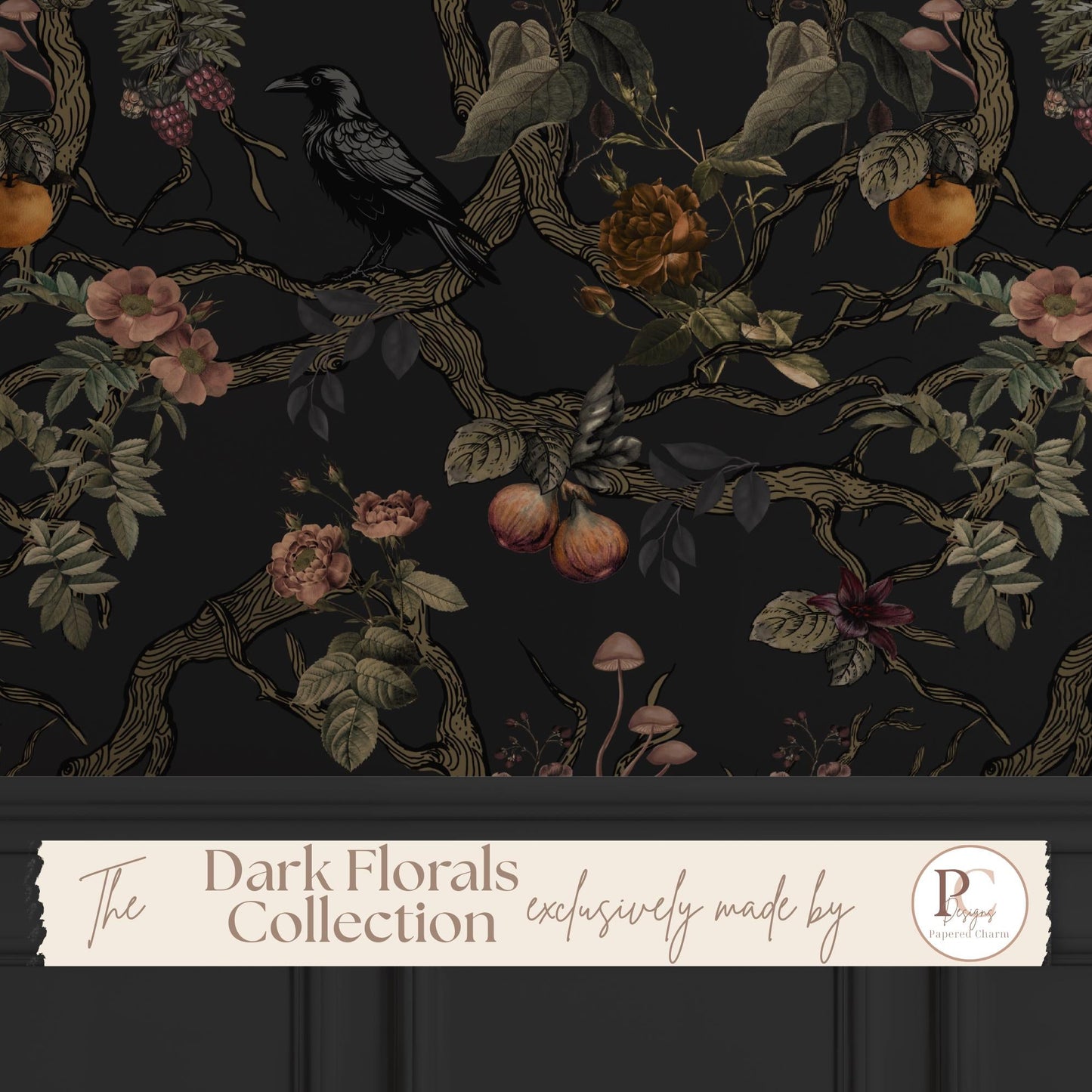 Gothic Chinoiserie Wallpaper