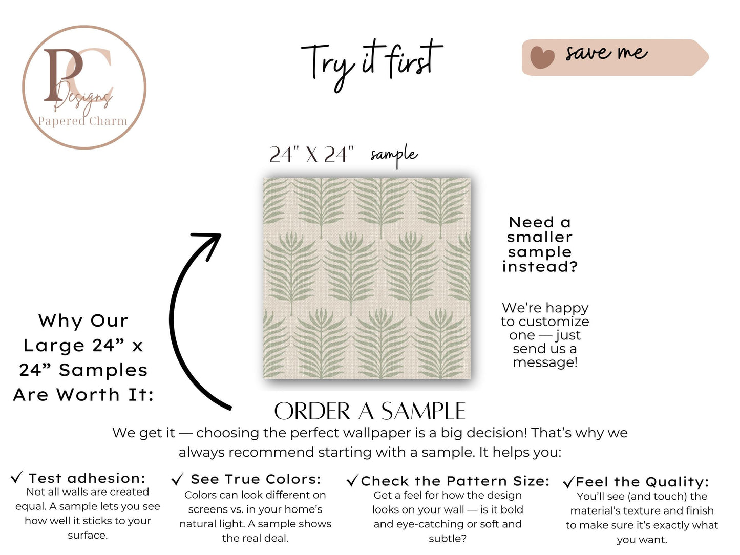 Boho Tropical Leaf Wallpaper