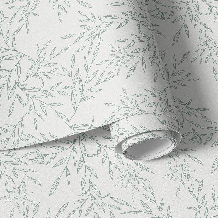 Boho Leaf Wallpaper