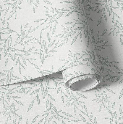 Boho Leaf Wallpaper